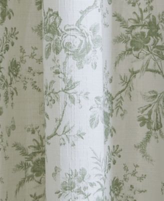 Walled Garden Tonal Floral Shower Curtain, 72" x 72"