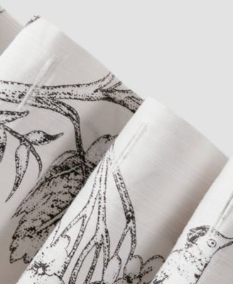 Branch Toile Vintage Floral Shower Curtain, 72" x 72"