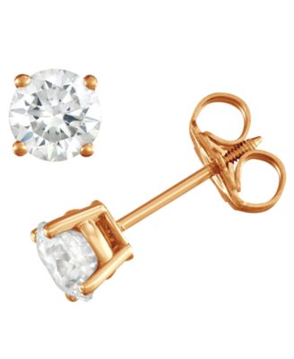 Macy's - Diamond Stud Earrings (1 ct. t.w.) in 14K Gold