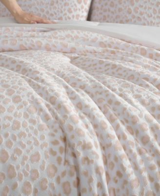 Betseys Leopard Burnout Velvet 2-Pc. Comforter Set, Twin