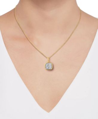Diamond Pendant Necklace (1 ct. t.w.) in 14k Yellow Gold