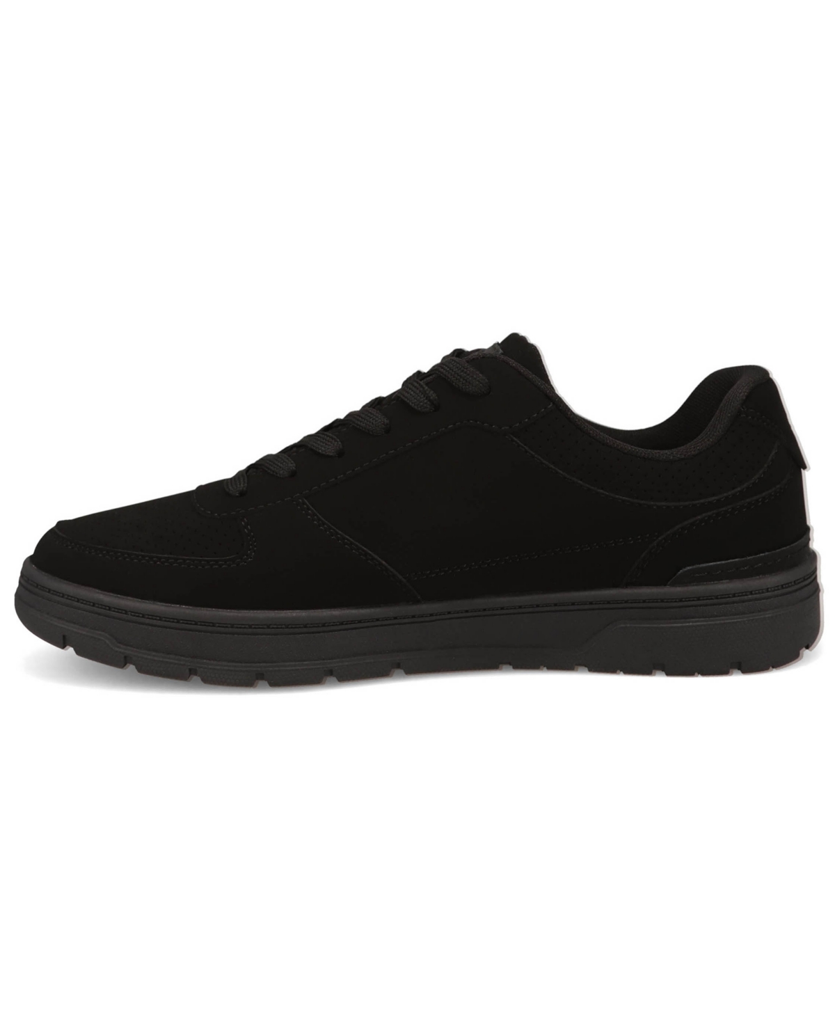 Dockers Mens Frederick Synthetic Leather Casual Sneaker In Black