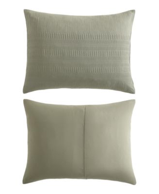 Solid Variegated Waffle 3-Pc. Comforter Set, Full/Queen