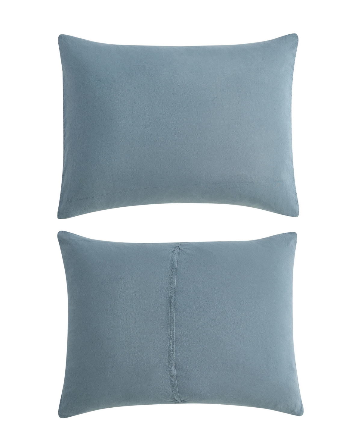 Kenneth Cole New York Solid Washed 5-pc. Comforter Set, Full/queen In Blue