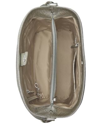 Celina Small Leather Bucket Bag