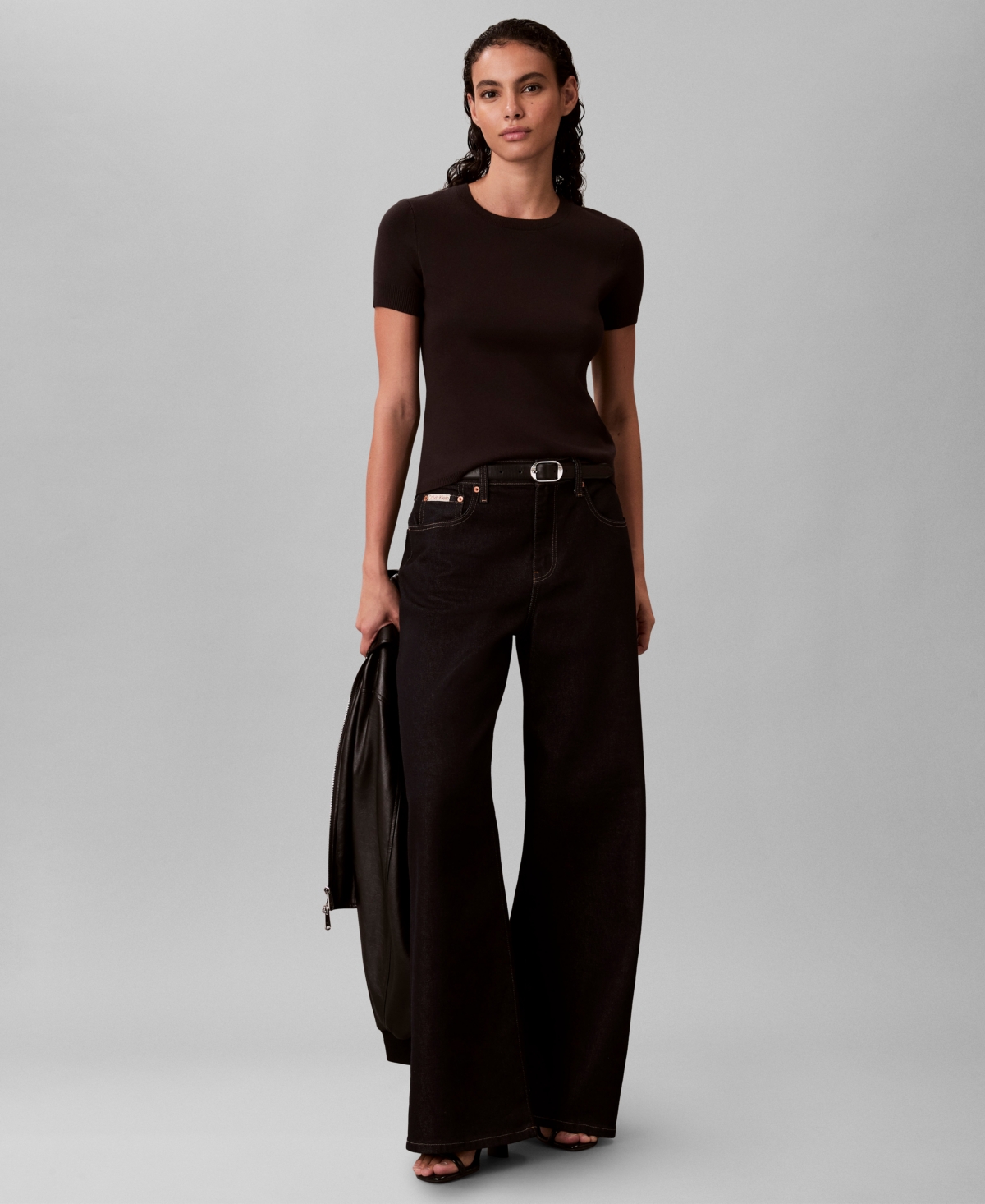Calvin Klein Jeans Women's Tech Knit Slim Fit T-Shirt