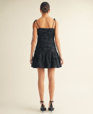 Women's Kienna Ruched Bodice Bubble Mini Dress