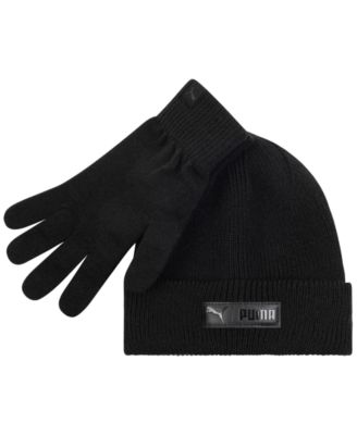 Puma - Men's 2-Piece Cuff Beanie and Gloves Set