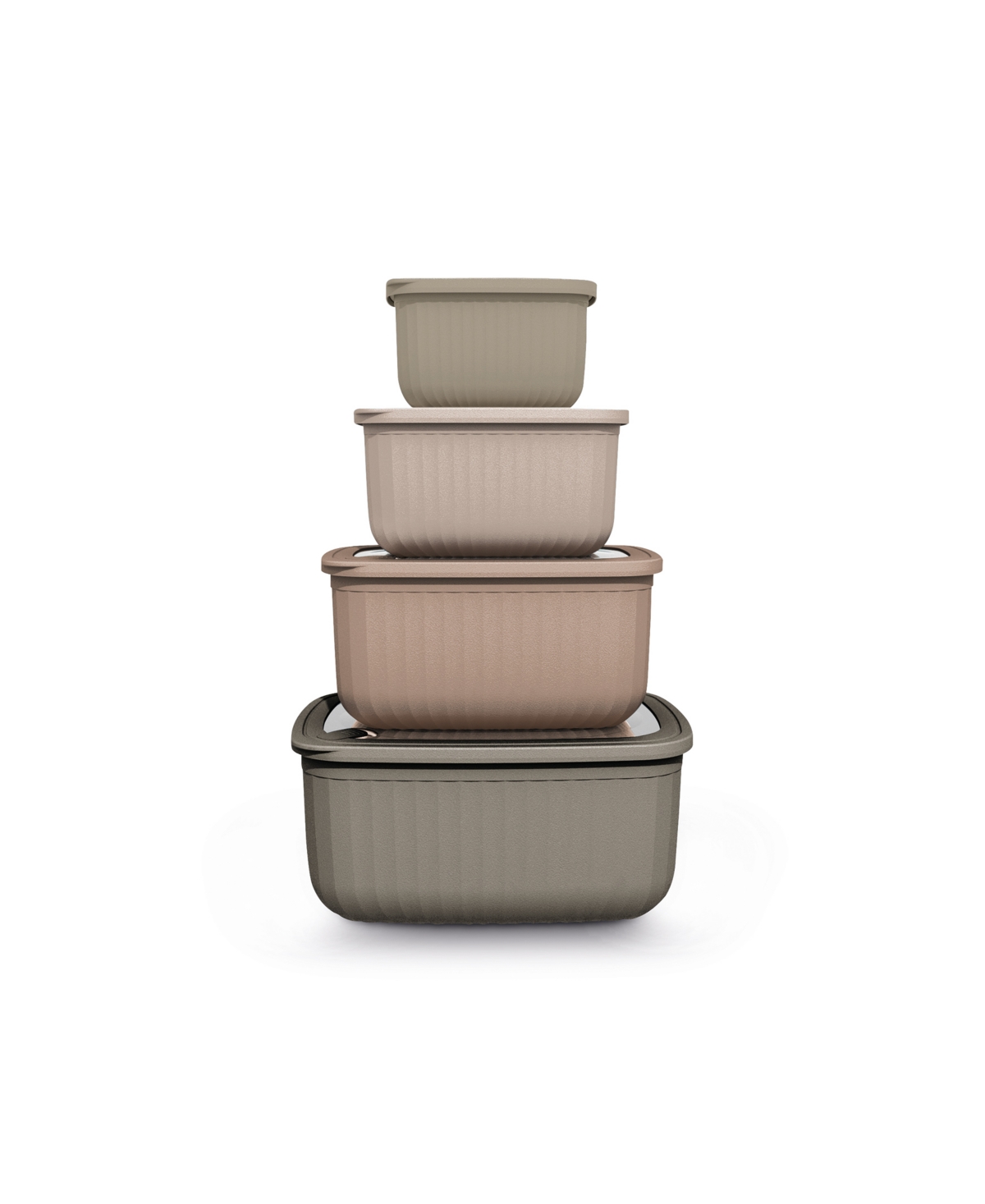 Art & Cook 8-Pc. Rectangle Bowl Set with Lids