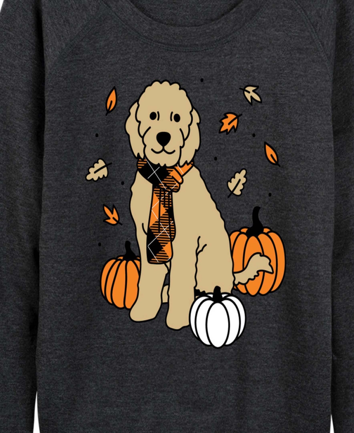 Hybrid Apparel Fall Goldendoodle Women's French Terry Long Sleeve Shirt