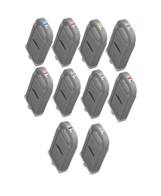 PFI-3700 700ml 10-Color Pigment Ink Tank Bundle for imagePROGRAF PRO-2600, PRO-4600 and PRO-6600 Printers