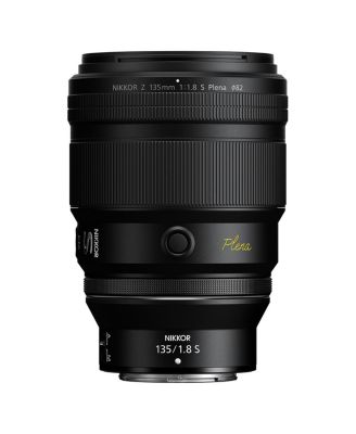 NIKKOR Z 135mm f/1.8 S Plena Lens, Bundle with Medium Lens Case, 82mm Filter Kit, Flex Lens Shade, Lens Pen Lens Cleaner, Cleaning Kit and Lens