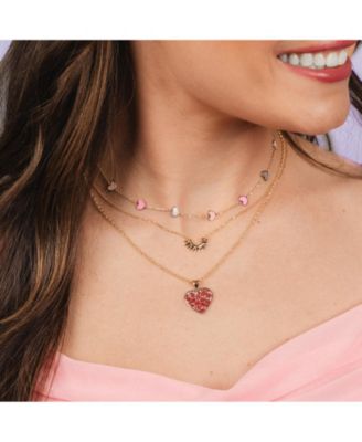 Gold Sunburst Necklace 14K Gold