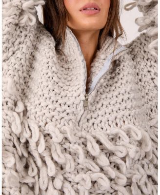 Women's Loopy Quarter Zip Sweater