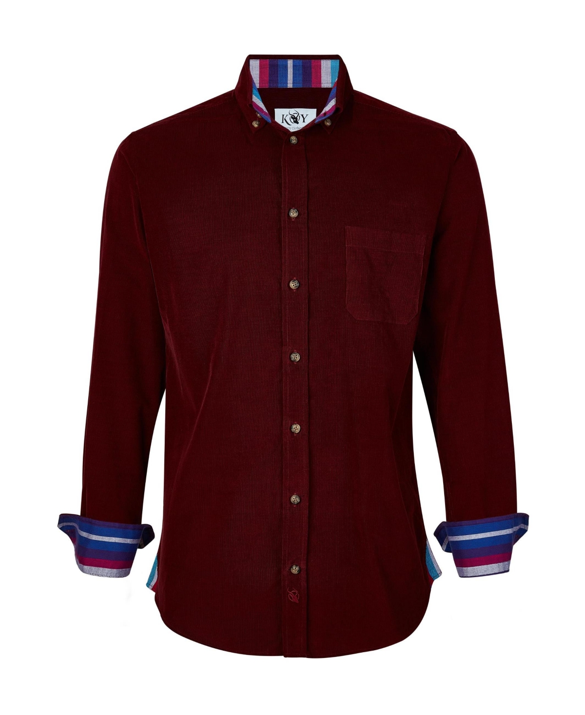 Koy Clothing Men's Corduroy Long Sleeve Shirt