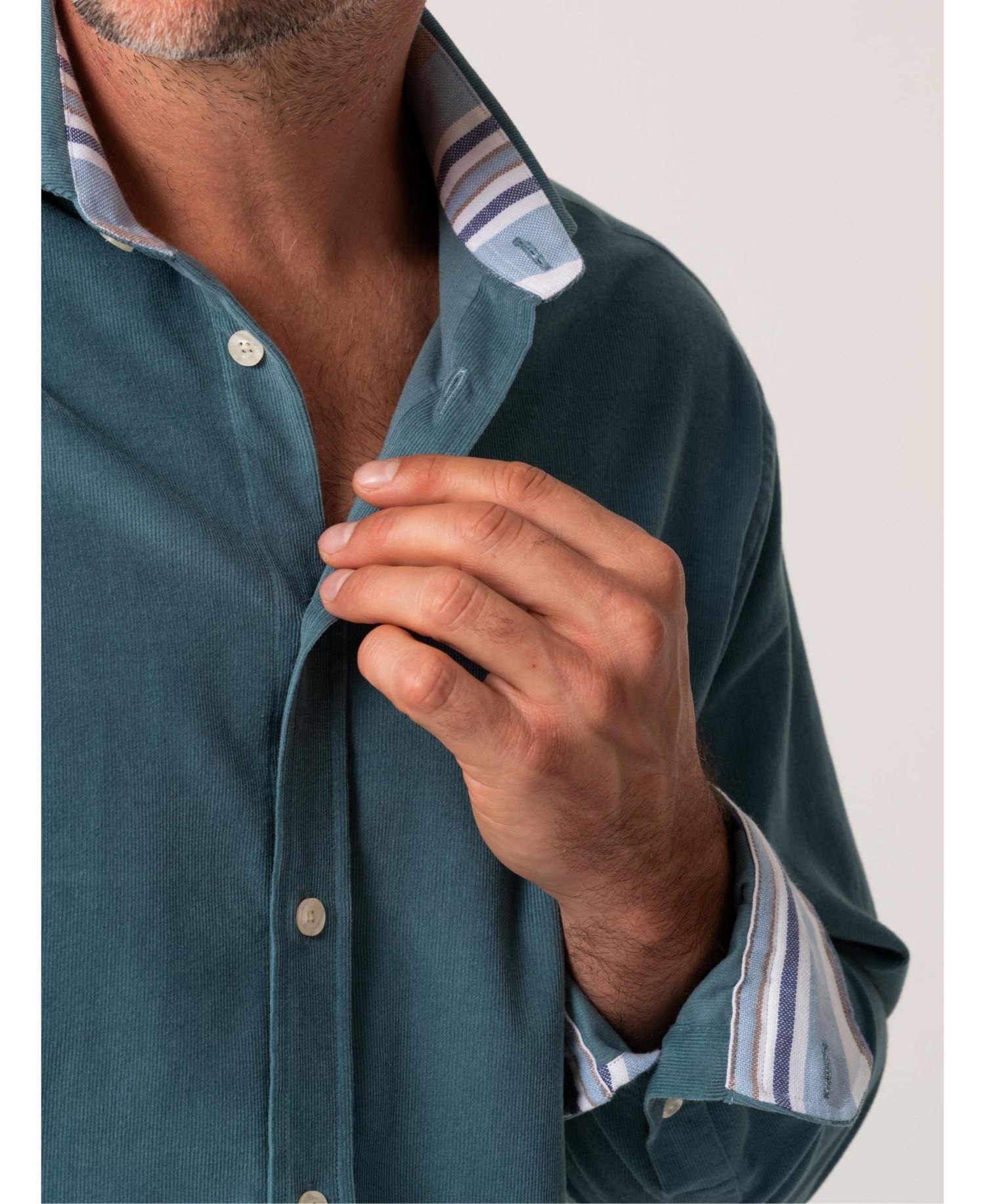 Men's Corduroy Long Sleeve Shirt