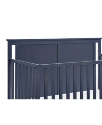 Mini Crib with Mattress Pad in Gray and Rockport Gray