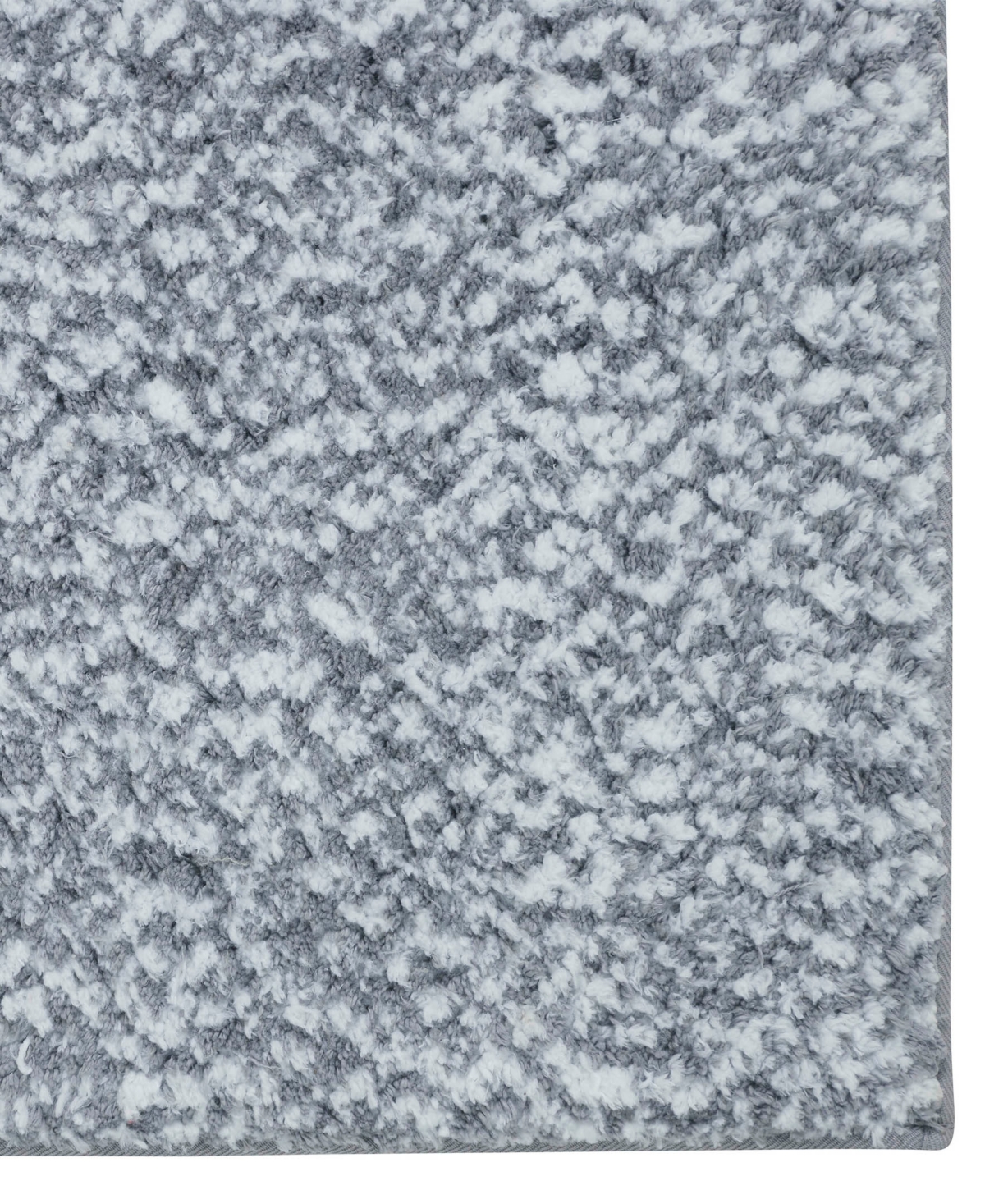 Vcny Home Heathered Memory Foam Bath Rug, 17" X 24" In Gray
