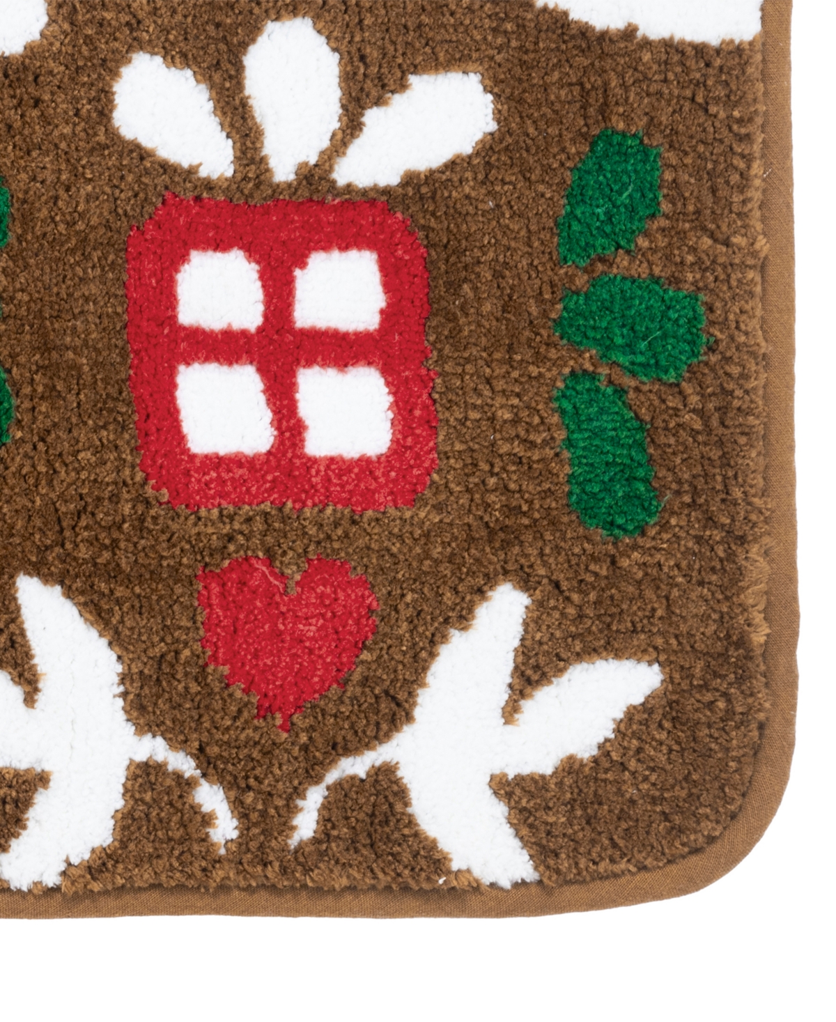 Vcny Home Multi Gingerbread House Tufted Bath Rug, 18" X 28" In Multi