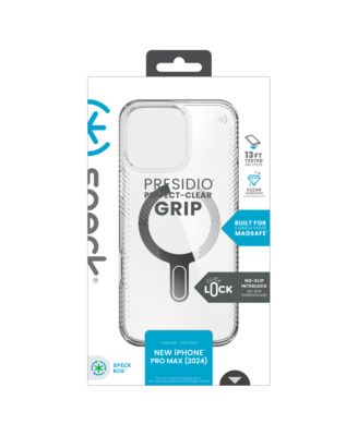 Presidio Perfect Clear Grip Case with ClickLock for Apple iPhone 16 Pro Max
