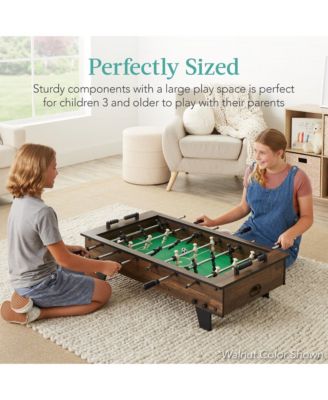 40in Tabletop Foosball Table, Arcade Table Soccer for Home, Game Room w/ 2 Balls