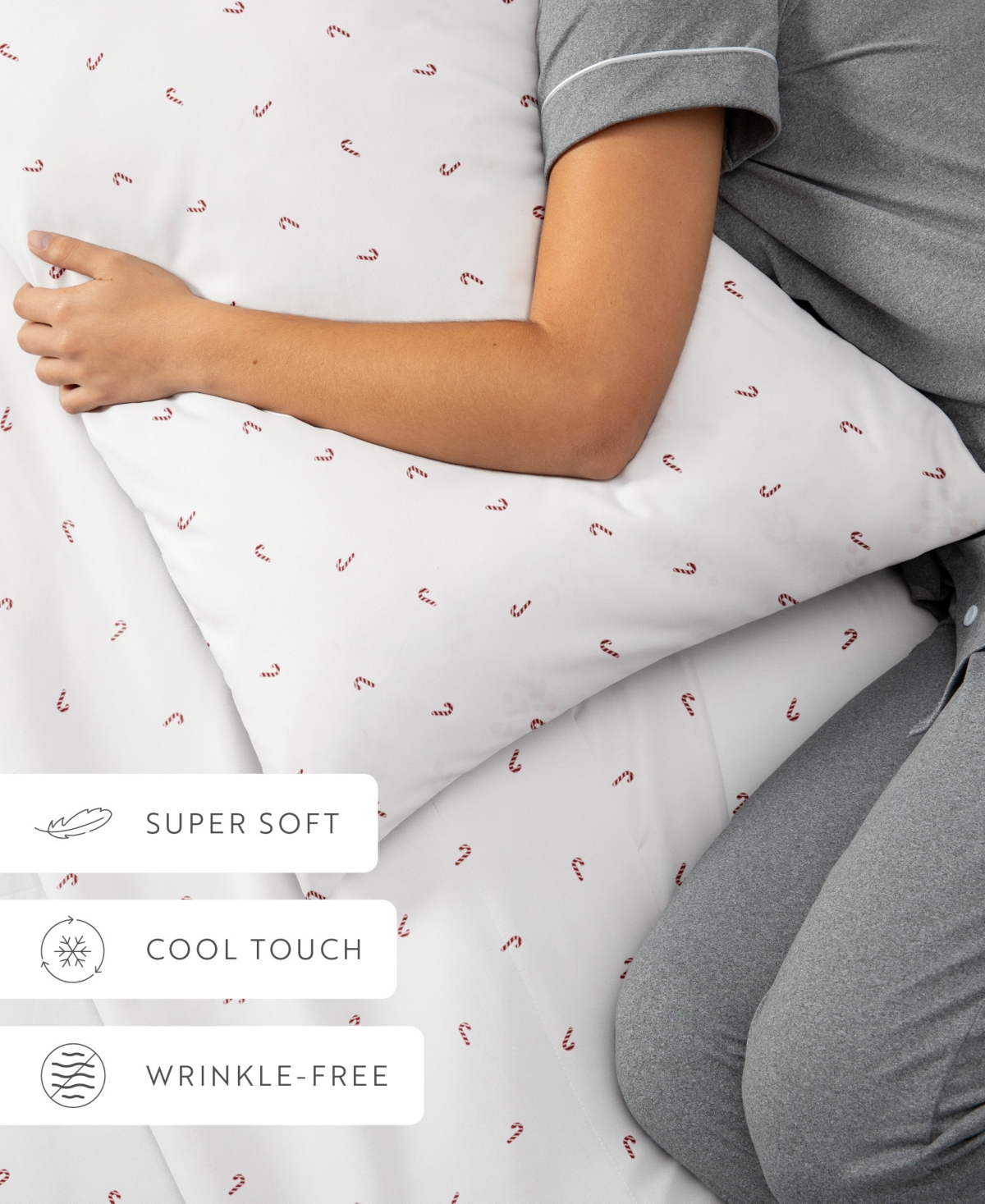 ienjoy Home Holiday Pattern 4-Pc. Sheet Set