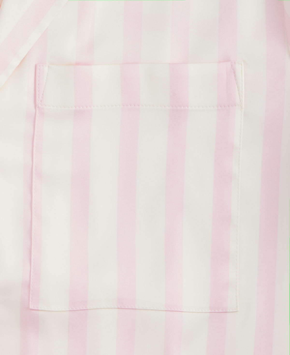 I.n.c. International Concepts Women's Long-Sleeve Lace Trim Boxy Satin Notch Set, Created for Macy's