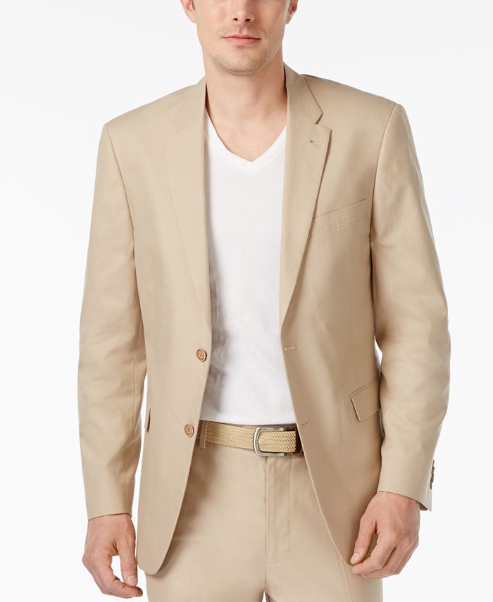 Tommy Hilfiger Khaki Cotton ClassicFit Jacket Macy's
