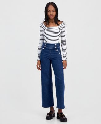 Women's Alina Wide-Leg Sailor Jeans