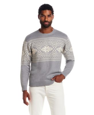 Men's Snowflake Crewneck Sweater