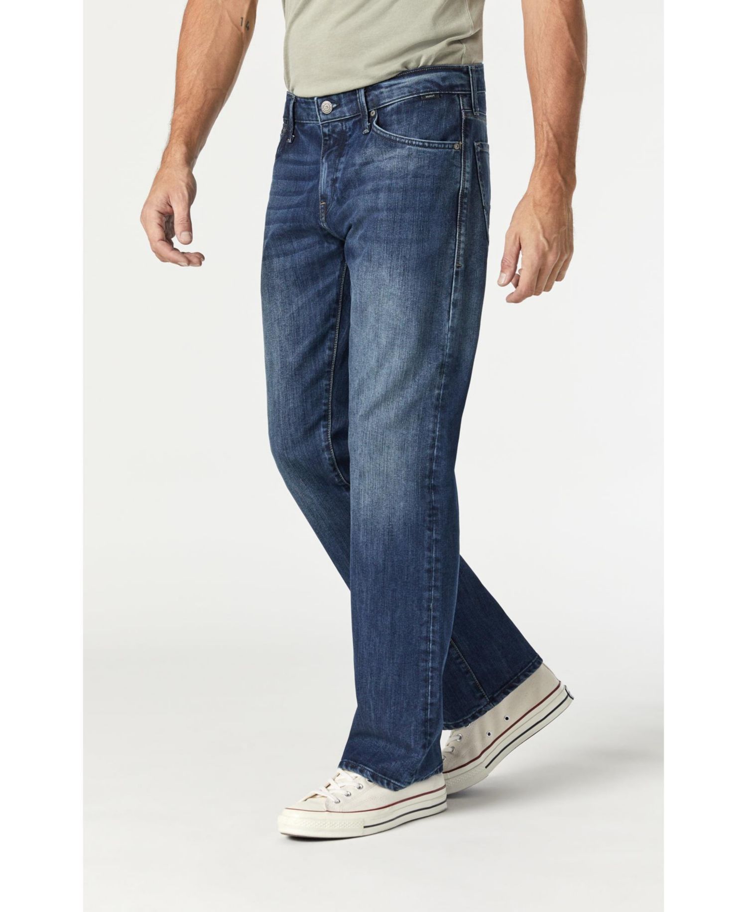 Men's Mavi Josh Bootcut in Mid Shaded Stanford