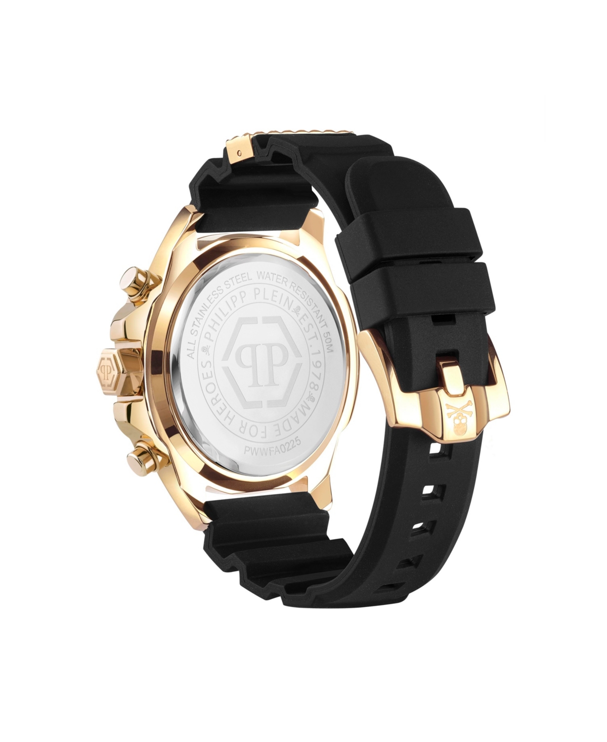 Philipp Plein Men's Gold Stainless Steel Watch, 44mm