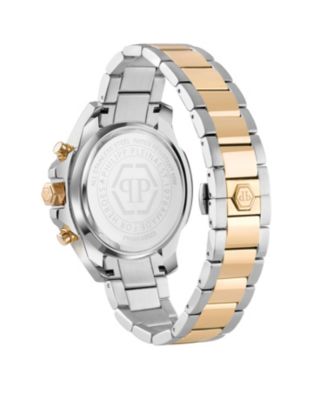 Men's Two Tone Stainless Steel Watch, 44mm