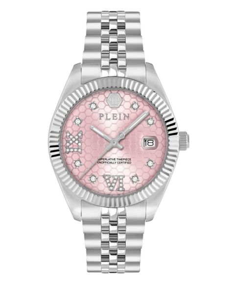 Женские часы Philipp Plein Silver Stainless Steel Watch, 34mm