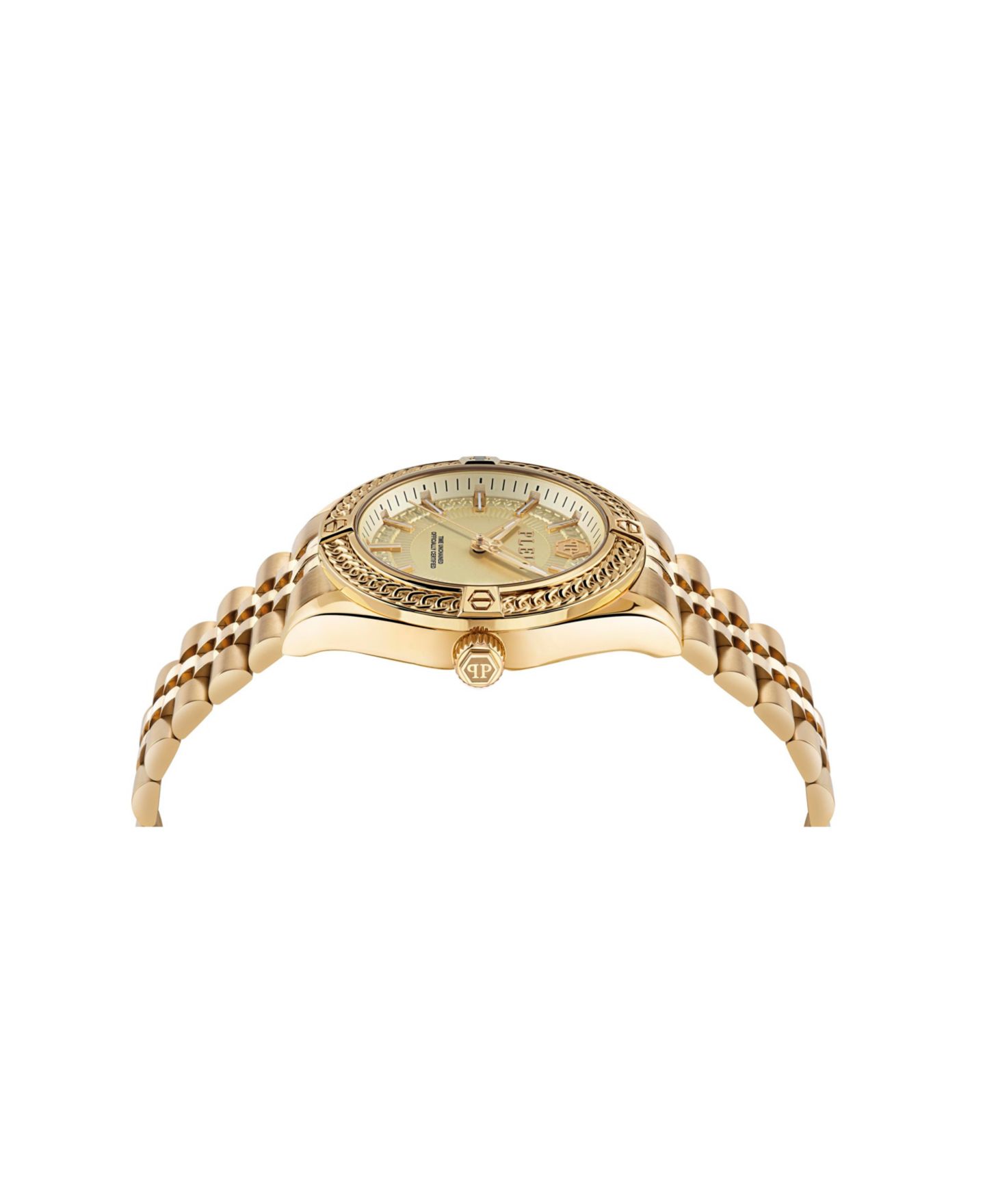 Мужские часы Philipp Plein Gold Stainless Steel, 43mm — фото 2