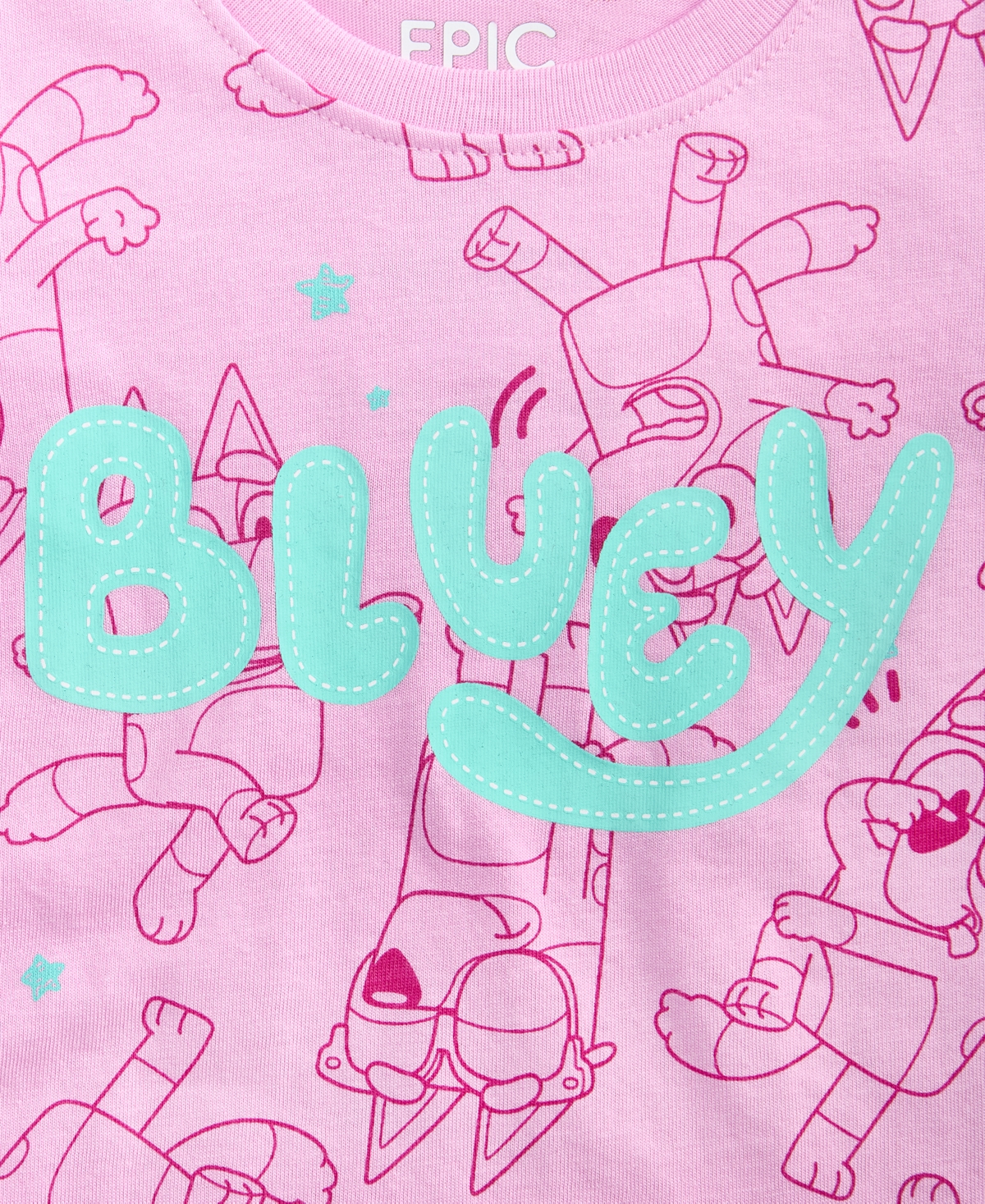 Epic Threads Girls Toddler 2T-4T Short-Sleeve Bluey-Print T-Shirt, Macy's Exclusive