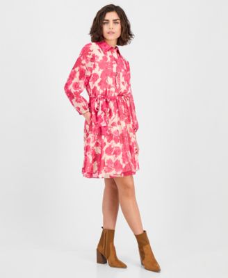 Nautical Jeans Women's Festival Floral Shirtdress
