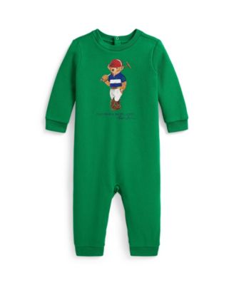 Polo Ralph Lauren - Baby Boys Bear Print Long-Sleeve Coverall