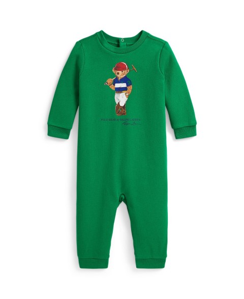 Polo Ralph Lauren Baby Boys' Bear Print Long-Sleeve Coverall