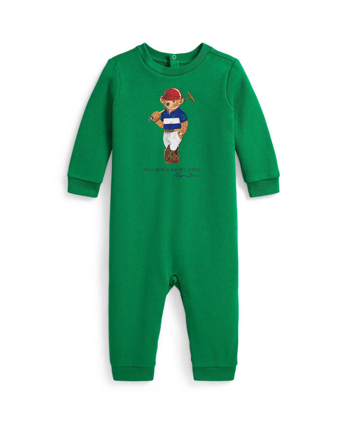 Polo Ralph Lauren Baby Boys' Bear Print Long-Sleeve Coverall — фото 1