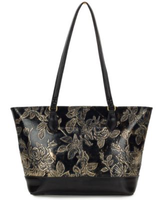 Meka Bark Leaves Textured Tote Bag