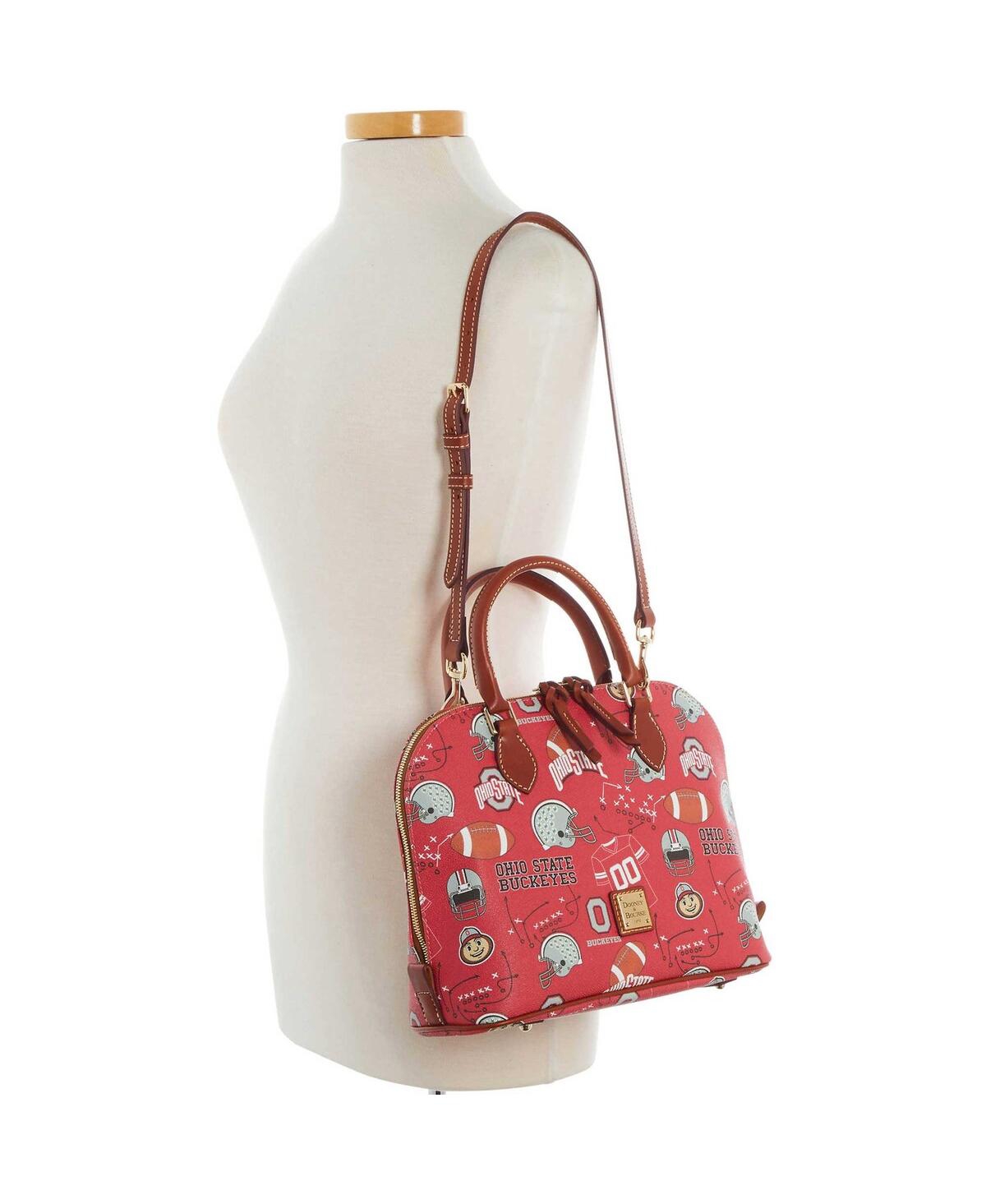 Dooney & Bourke Ohio State Buckeyes Game Day Zip Zip Satchel In Multi