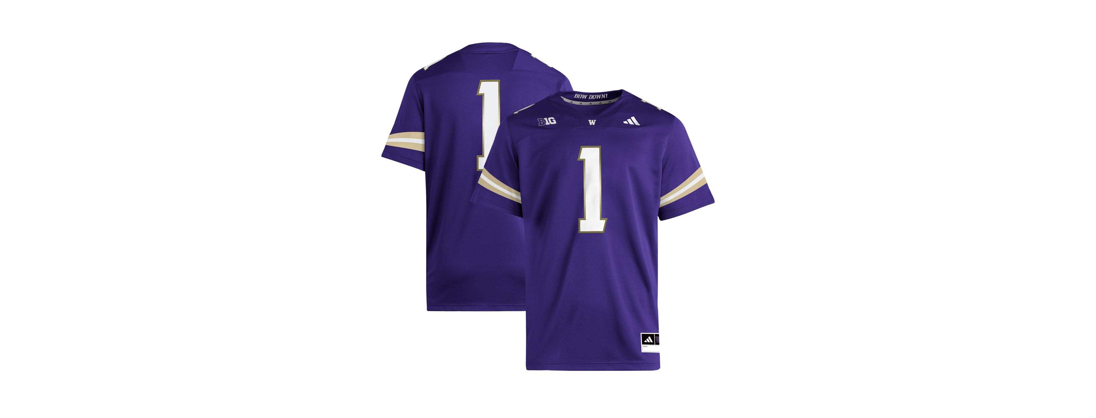 Adidas Men's Purple Washington Huskies Premier Jersey