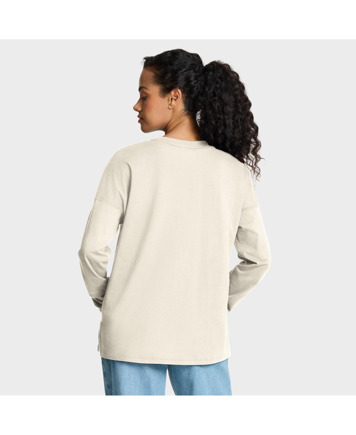 Fanatics Women's Cream Washington Commanders Dove Legacy Long Sleeve T-Shirt