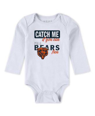 Baby Boys and Girls Newborn 3-Piece Chicago Bears Turn Me Around Bodysuits and Pant Set