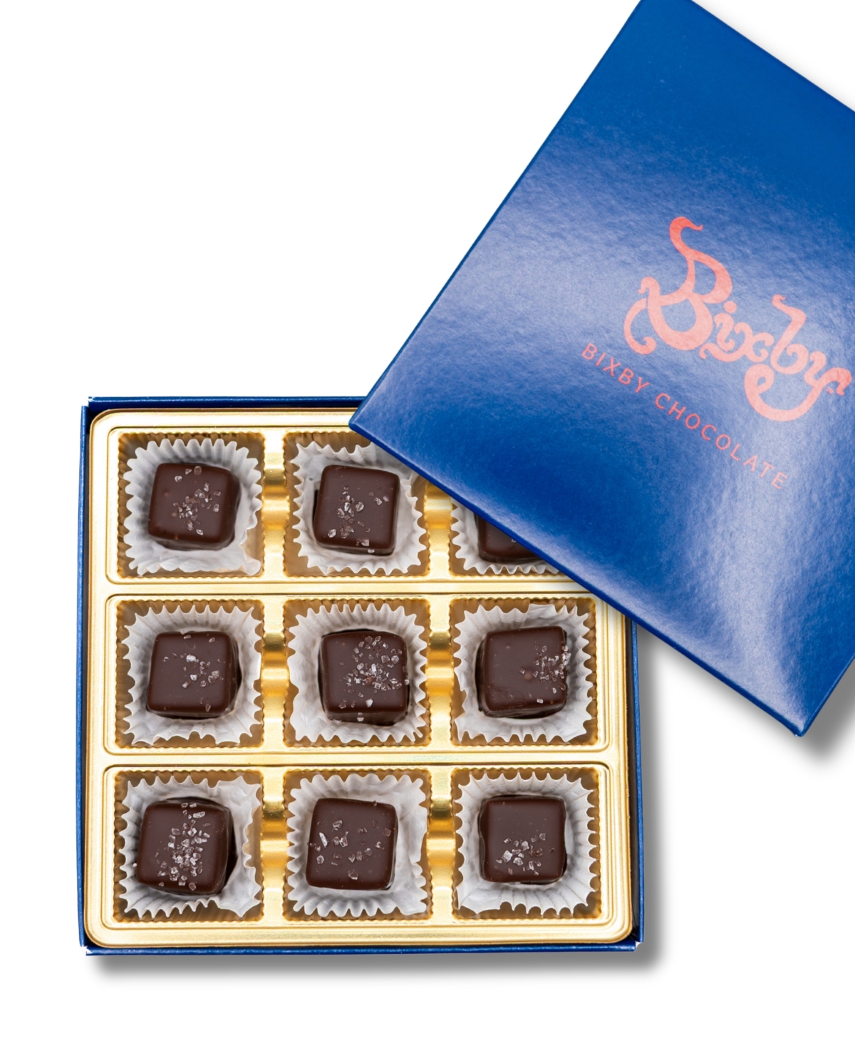 Bixby Chocolate Sea Salted Caramel Gift Box Milk Chocolate, 18 Pieces