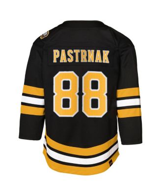 Toddler David Pastrnak Black Boston Bruins Home Replica Player Jersey