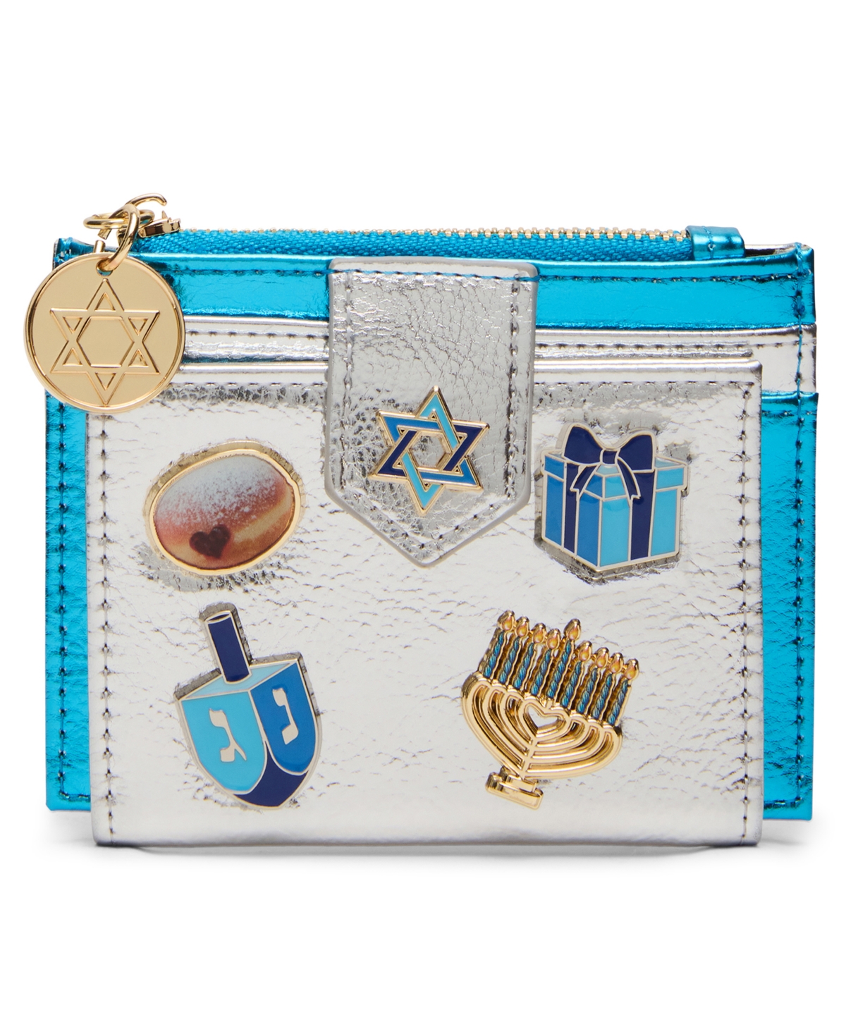 Betsey Johnson Candy Bifold Wallet In Blue