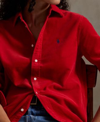 Women's Classic-Fit Cotton Corduroy Shirt