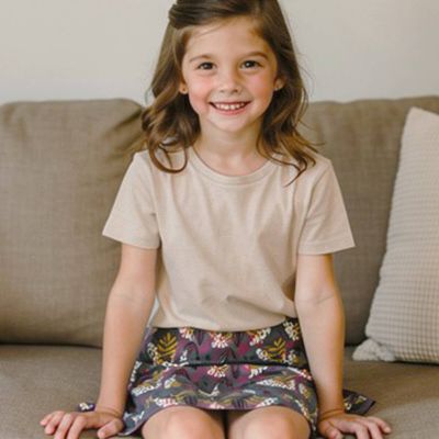 Toddler Girls Fair Trade Organic Cotton Pocket Skort